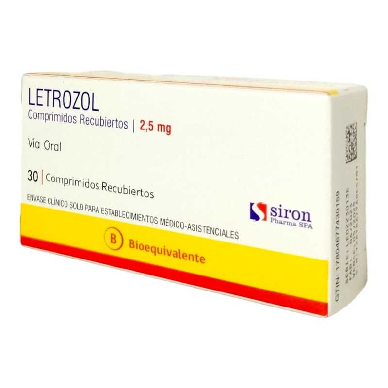 LETROZOL 2 5MG X30COM SIRON CENABAST 