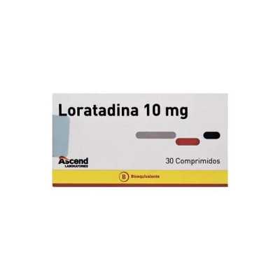 LORATADINA B 10mg X30COM ASCEND CENABAST 
