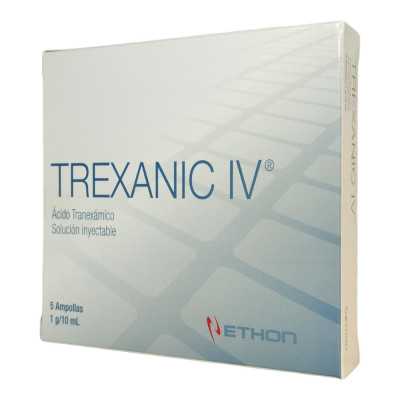 TREXANIC-IV 1000MG/10ML X 5 AMPOLLAS