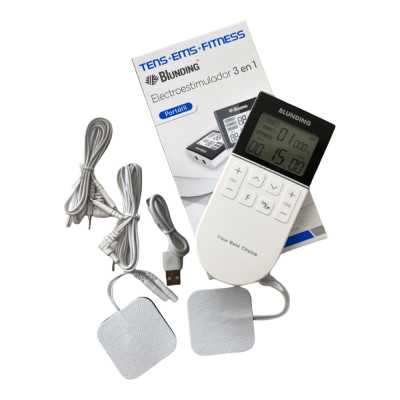 ELECTROESTIMULADOR 3 EN 1 TENS EMS FITN BLUNDING 