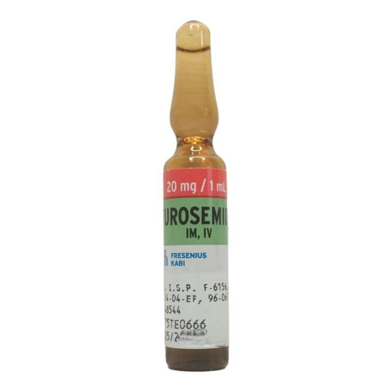 FUROSEMIDA SOL INY 20MG/ML AMP 1ML FRESENIUS 