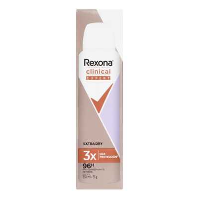 REXONA CLINICAL WOMEN AEROSOL EXTRA DRY 150ML