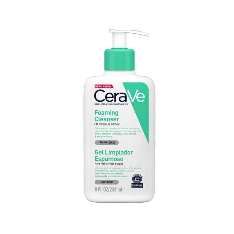 CERAVE GEL LIMPIADOR ESPUMOSO 236ML