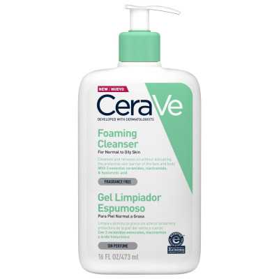 CERAVE GEL LIMPIA ESPUMOSO P NORMAL A GRASA 473ML