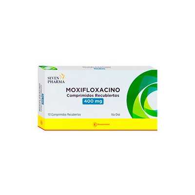 MOXIFLOXACINO 400MG X10COM SEVENPHARMA CENABAST 