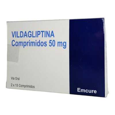 VILDAGLIPTINA 50mg X 30 COM EMCURE CENABAST 