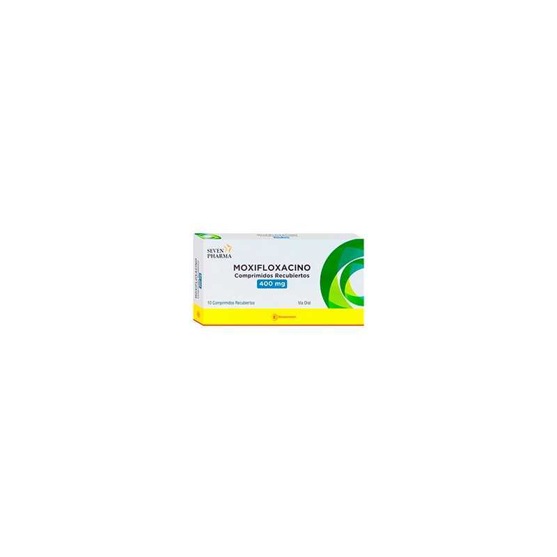 Moxifloxacino 400mg x10com sevenpharma
