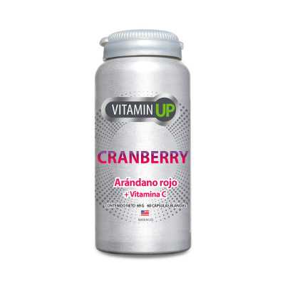 Vitamin Up Cranberry arándano rojo + vitamina C x 60 cápsulas blandas.