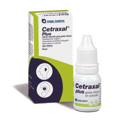 CETRAXAL PLUS 3/0 25 SOLUCION OTICA X 10ML