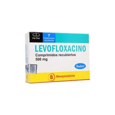 Levofloxacino 500mg x7com. (Seven Pharma)