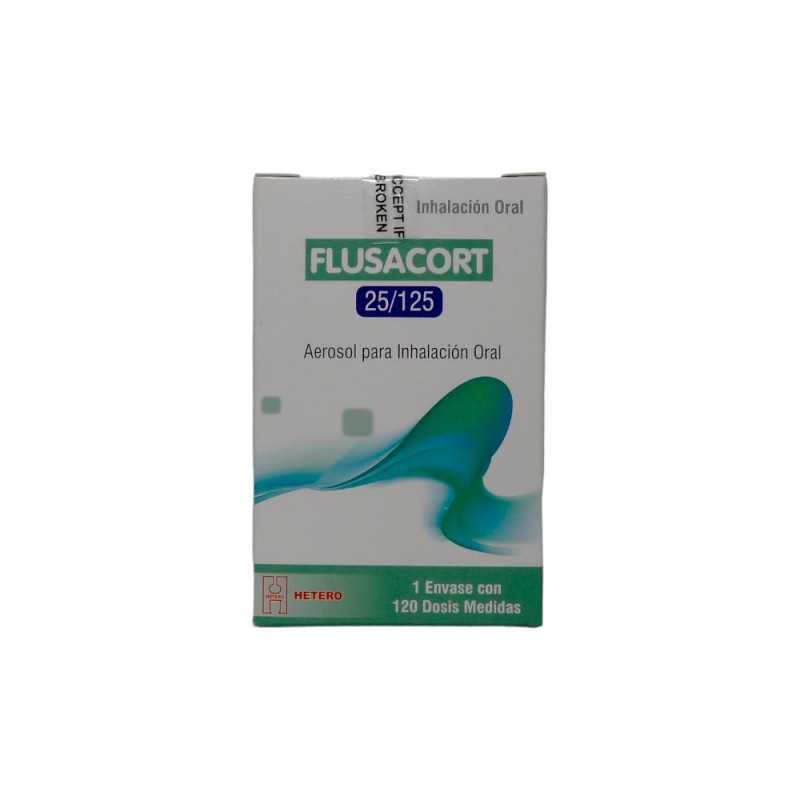 FLUSACORT 125/25 INHALADOR X120DOSIS