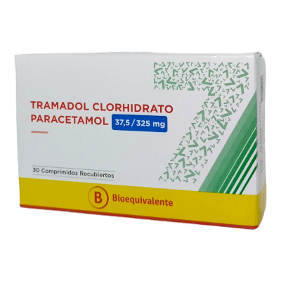 Tramadol Paracetamol 37.5/325 x 30 comprimidos. Seven Pharma (Cenabast)