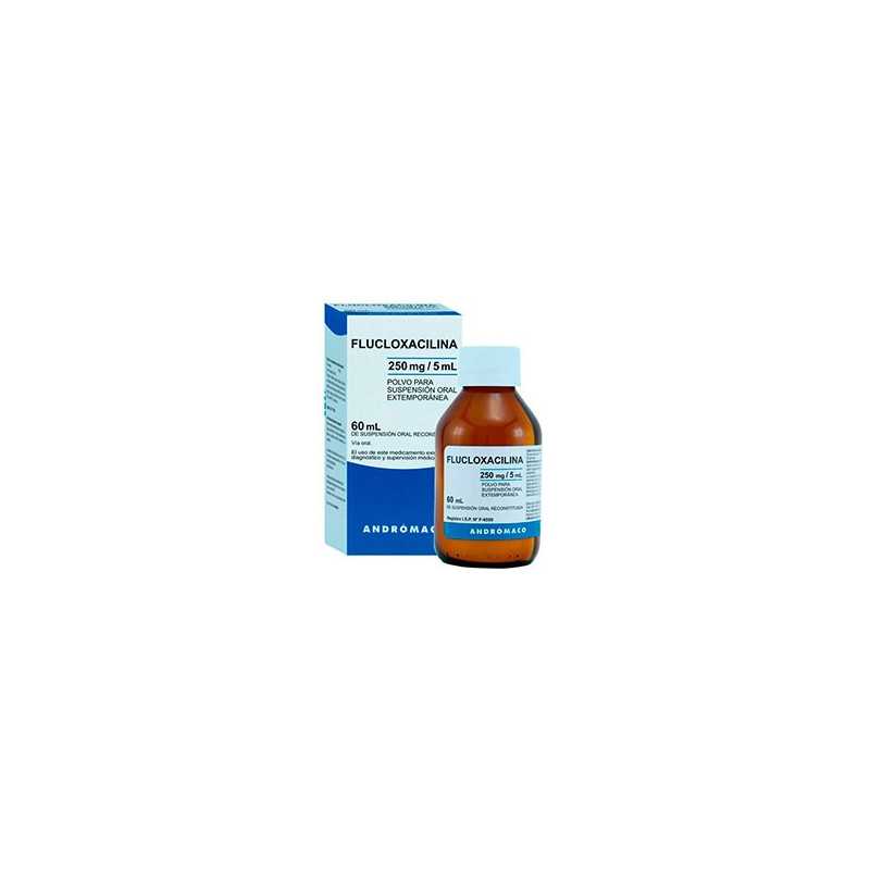 Flucloxacilina 250mg/5ml solucion oral 60ml (Andromaco)
