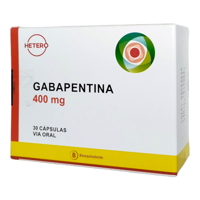 Gabapentina 400 mg x 30 cápsulas. Seven Pharma (Cenabast)