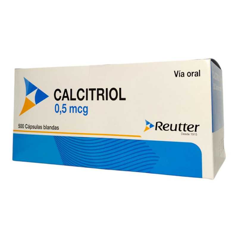 CALCITRIOL 0 5ug x 1 cápsula blanda REUTTER 