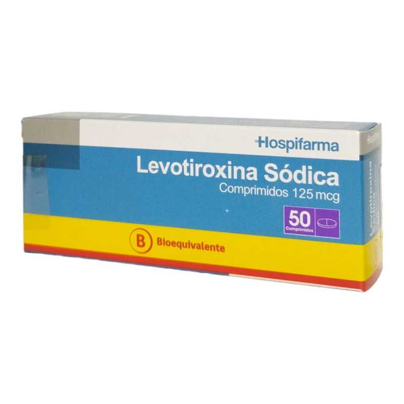 LEVOTIROXINA 125mcg X50COM HOSPIFARMA 