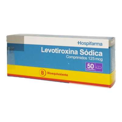 LEVOTIROXINA 125mcg X50COM HOSPIFARMA 