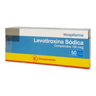 LEVOTIROXINA 150mcg X50COM HOSPIFARMA 