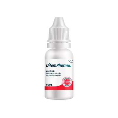 ALCOHOL DESNATURALIZADO ANTISÉPTICO 70 50ml