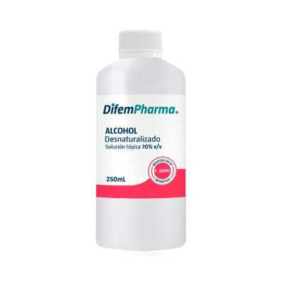 ALCOHOL DESNATURALIZADO ANTISÉPTICO 70 250ml