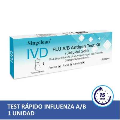 TEST ANTIGENOS INFLUENZA A/B NASOFARINGEO SINGCL