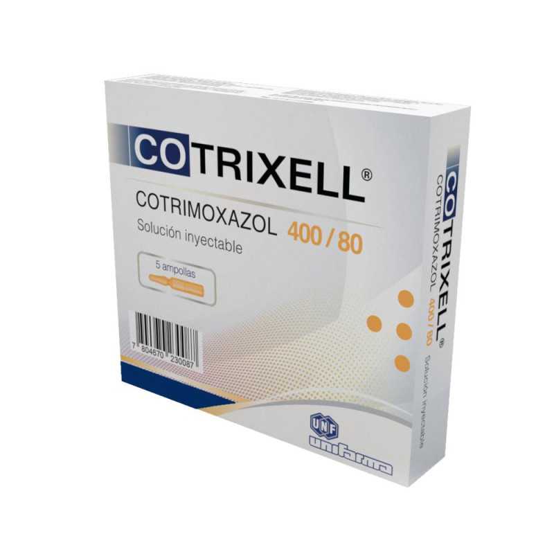 COTRIXELL 400/80 SOLUCIÓN INYECTABLE X 5 AMP 