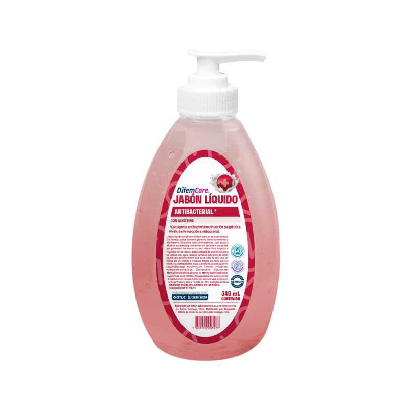 JABON ANTIBACTERIAL CON GLICERINA 340 ML DIFEM