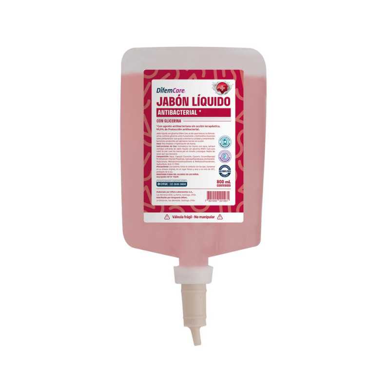 JABON ANTIBACTERIAL CON GLICERINA 800 ML DIFEM