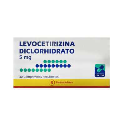LEVOCETIRIZINA 5MG X30COM MINTLAB 