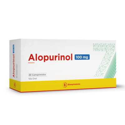 ALOPURINOL 100mg X20COM SEVEN PHARMA 