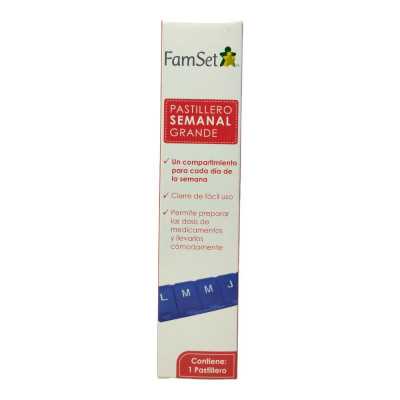 PASTILLERO SEMANAL GRANDE FAMILY SET 
