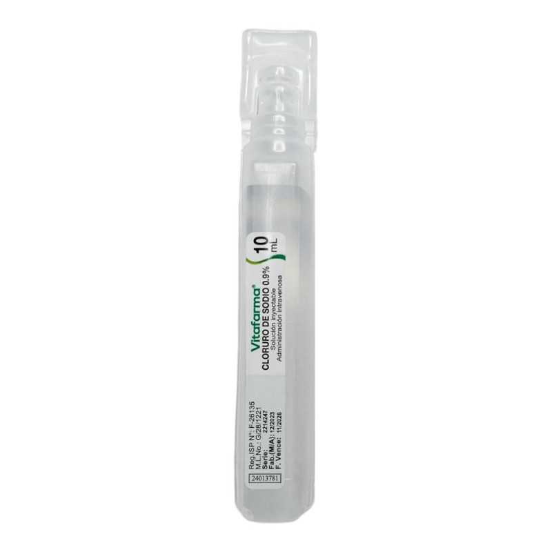 Cloruro de sodio 0 9 ampolla 10ml Vitafarma 