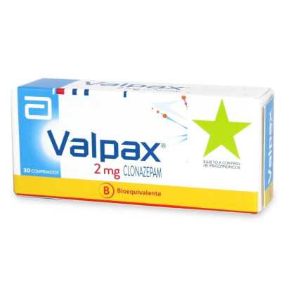 VALPAX B 2mg X30COM CENABAST 