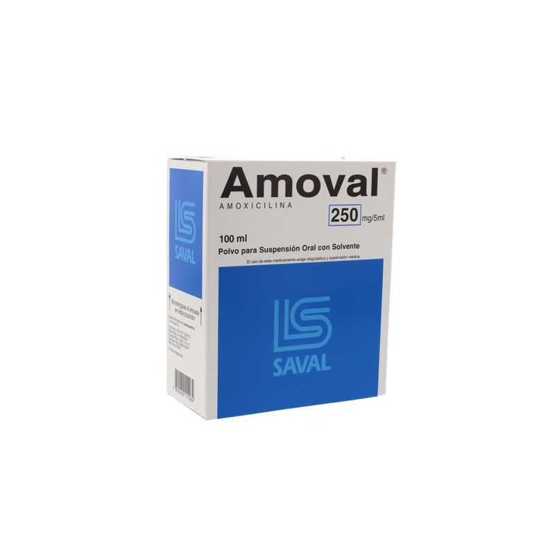 Amoval 250mg/5ml jarabe 100ml