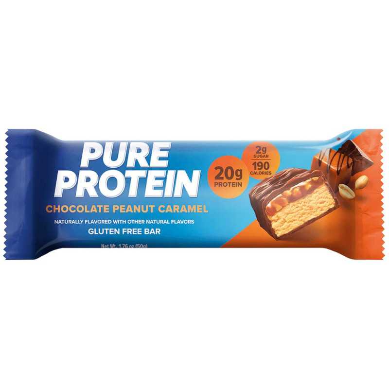 PURE PROTEIN Barra Chocolate Peanut Caramel 50g