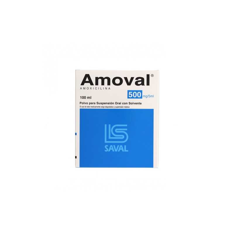 Amoval 500mg/5ml jarabe 100ml