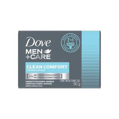 DOVE MEN JABON BARRA CLEAN COMFORT 90 G
