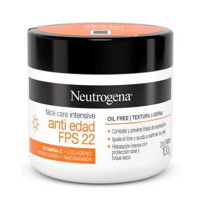 NEUTROGENA CREMA FACIAL ANTI EDAD FPS 22 100G
