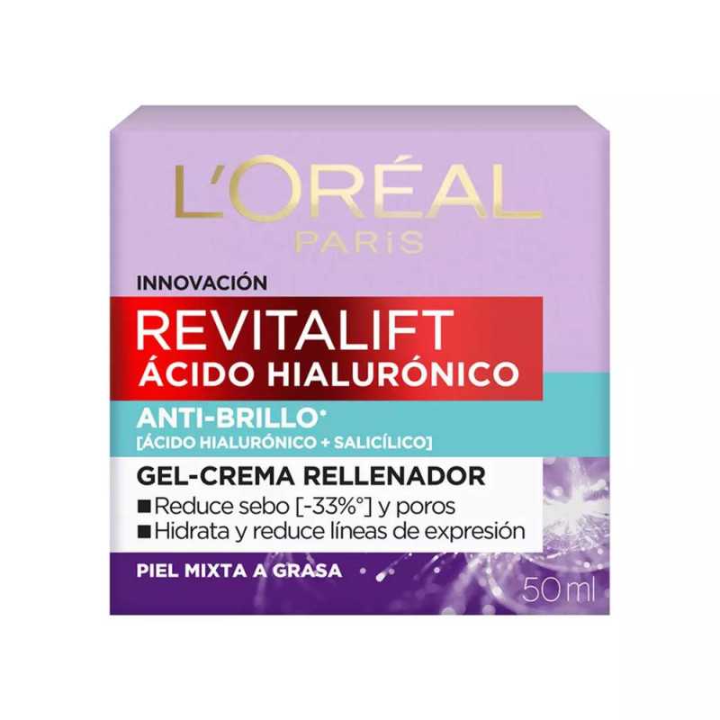 LOREAL REVITALIFT HIALURONICO GEL CREMA OIL CONTRO