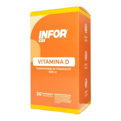 Infor Vit D3 800 U.I. x 30 comprimidos.