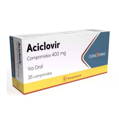 ACICLOVIR 400mg X35COM CURAESPRING 