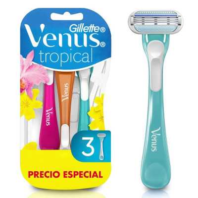 GILLETTE VENUS TROPICAL X 3 UNIDADES