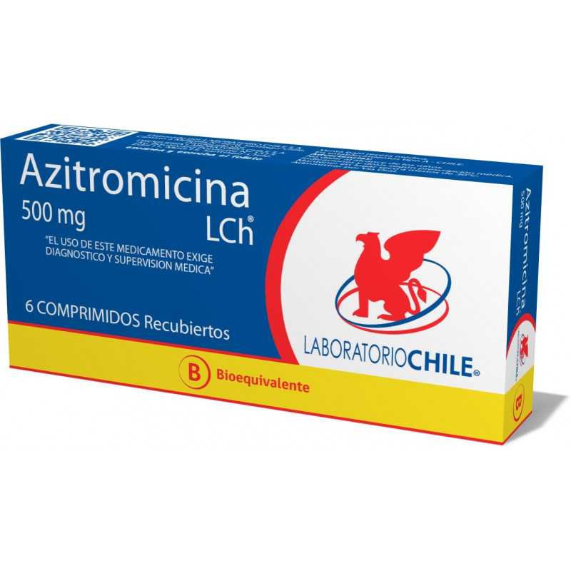 Azitromicina 500mg x6com. (Chile)