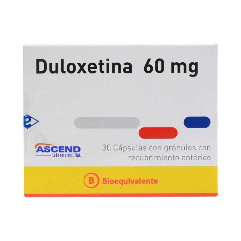 DULOXETINA B 60MG X30CAP ASCEND CENABAST 