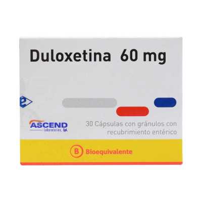 DULOXETINA B 60MG X30CAP ASCEND CENABAST 