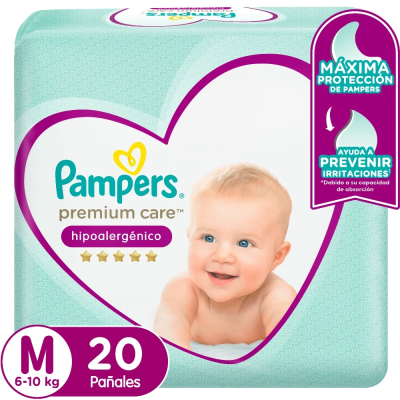 Pampers Premium Care Talla M x 20 unidades.