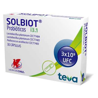 SOLBIOT i3 1 Probióticos x 30 cápsulas 