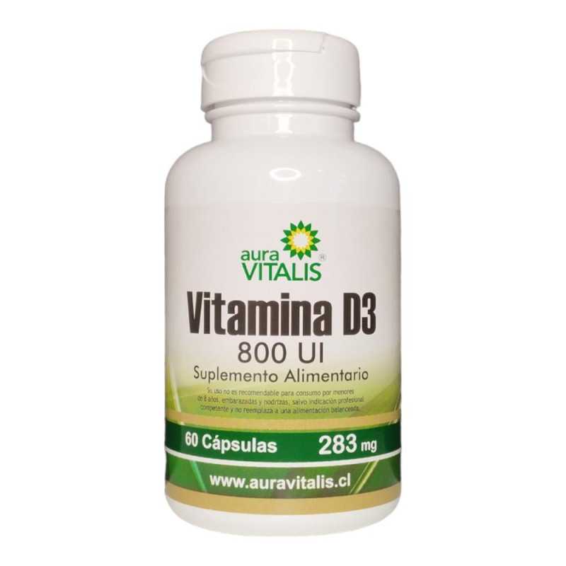VITAMINA D3 800UI X60CAP AURA VITALIS 