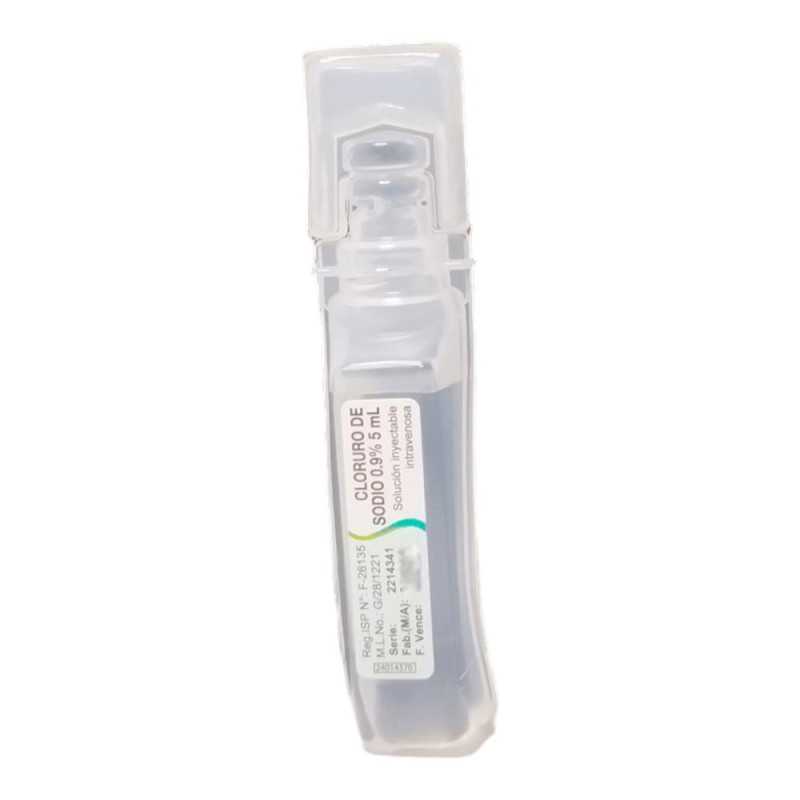 Cloruro de sodio 0 9 ampolla 5ml Vitafarma 