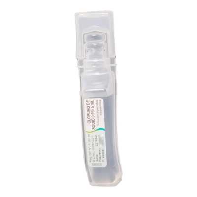 Cloruro de sodio 0 9 ampolla 5ml Vitafarma 